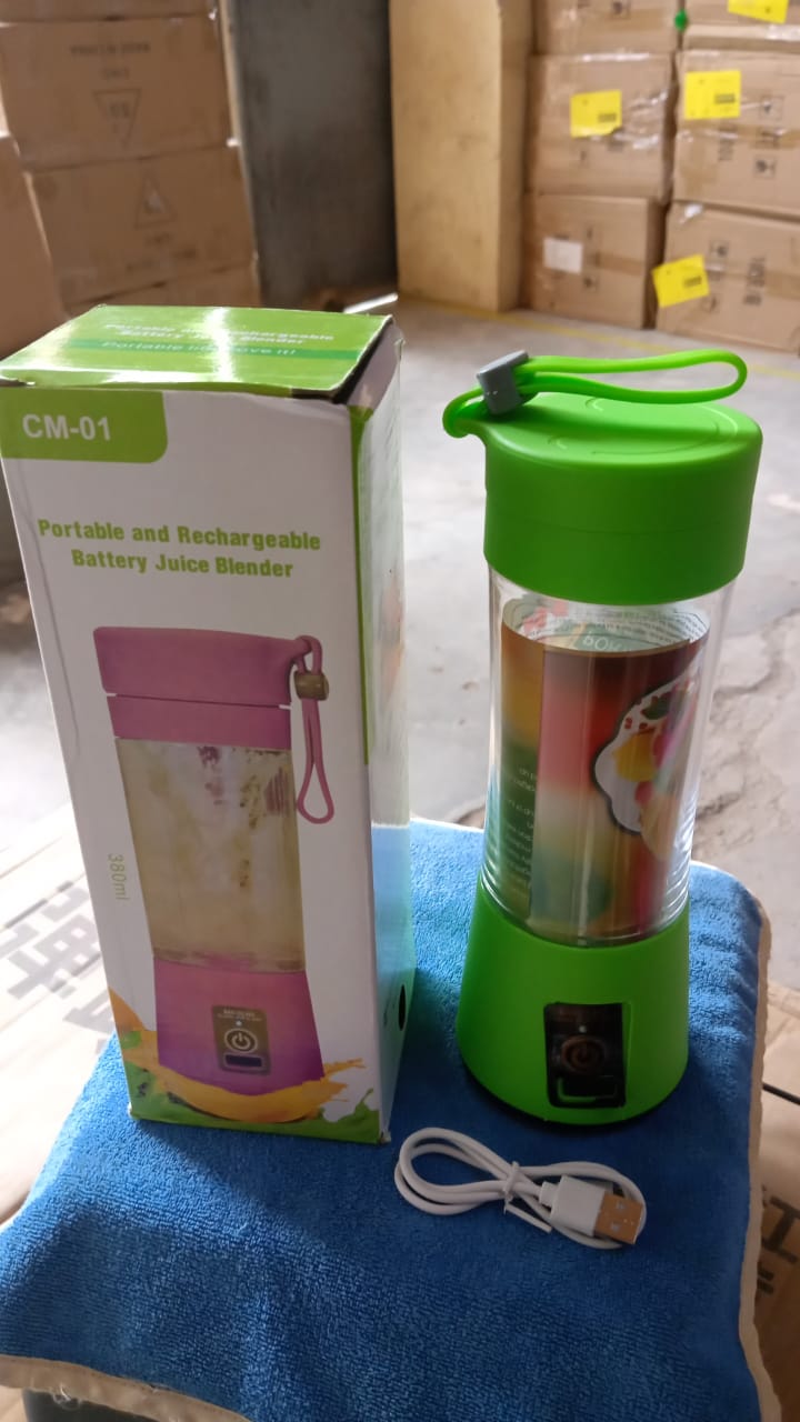 Portable 6 Blade Juicer Cup USB Rechargeable Vegetables Fruit Juice Maker Juice Extractor Blender Mixer