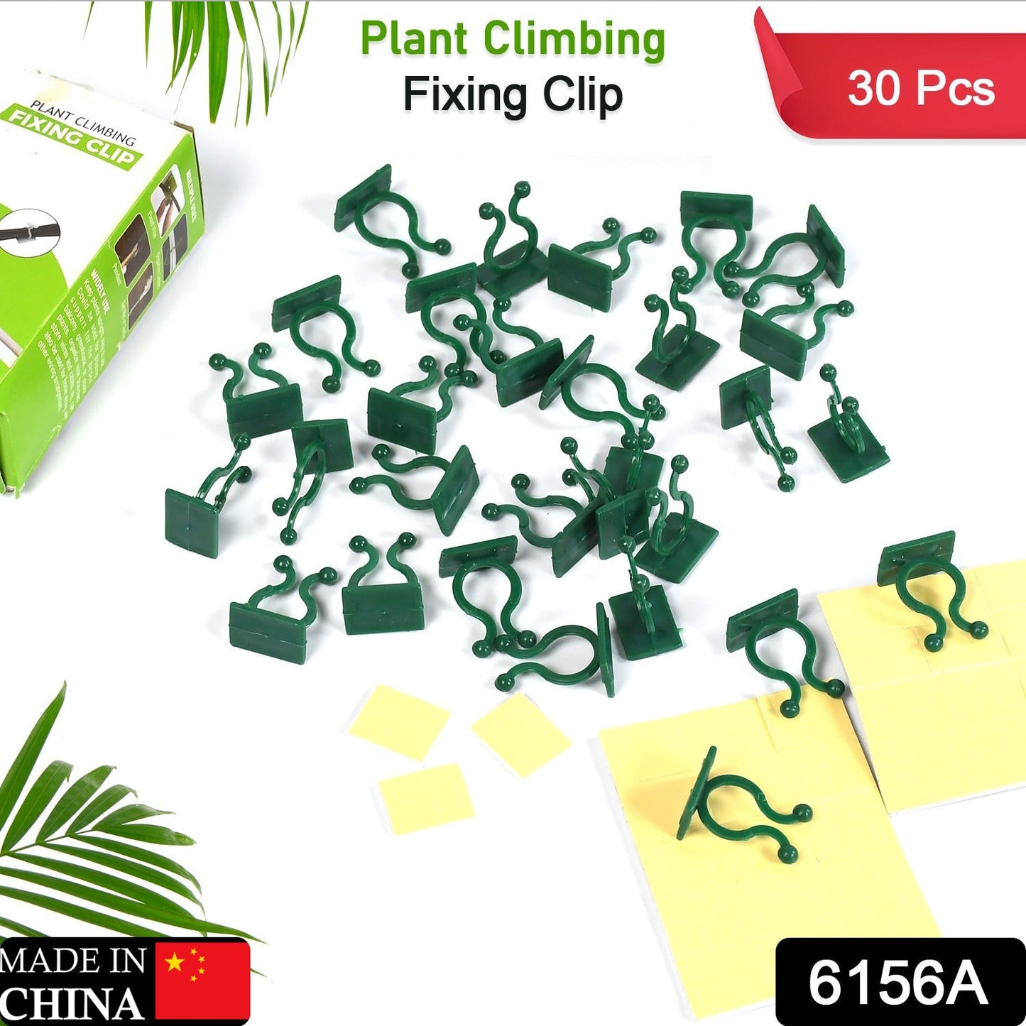 Box of 30 plant climbing clips for wall mounting and poultry use.